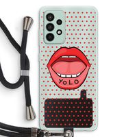Yolo Denise: Samsung Galaxy A52s 5G Transparant Hoesje met koord