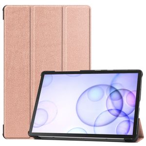 3-Vouw sleepcover hoes - Samsung Galaxy Tab S6 - Rose Goud