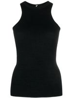 ISABEL MARANT sleeveless ribbed knitted top - Noir - thumbnail