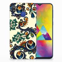 Siliconen Hoesje Samsung Galaxy M20 (Power) Barok Flower
