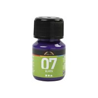 Creativ Company Permanente glasverf - rood/violet, 30ml