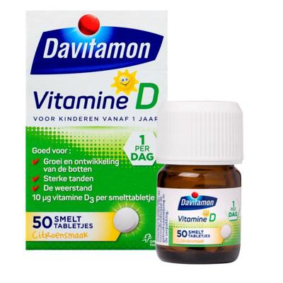 Davitamon Vitamine D kind smelttablet