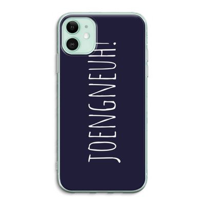 Joengneuh!: iPhone 11 Transparant Hoesje