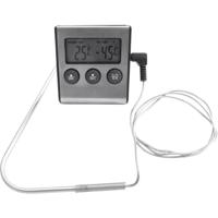 tepro Garten 8565 Barbecuethermometer RVS, Zwart - thumbnail