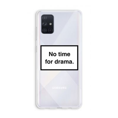 No drama: Galaxy A71 Transparant Hoesje