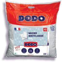 DODO - Set 2 cuscini - MICRO TRAPUNTATO - 60 x 60 cm - Bianco