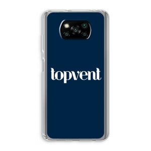 Topvent Navy: Xiaomi Poco X3 Pro Transparant Hoesje