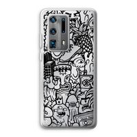 Vexx Black Mixtape: Huawei P40 Pro Plus Transparant Hoesje