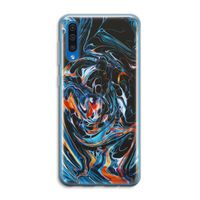 Black Unicorn: Samsung Galaxy A50 Transparant Hoesje Black Unicorn: Samsung Galaxy A50 Transparant Hoesje