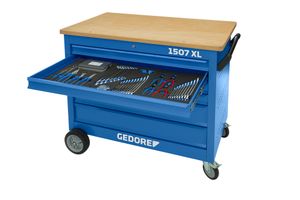 Gedore 1507 XL 40200 | Verrijdbare werkbank | extra breed | 6 laden | zonder gereedschap - 3127796