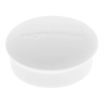 magnetoplan Magneet Discofix Mini (Ø x h) 19 mm x 7 mm Rond Wit 10 stuk(s) 1664600