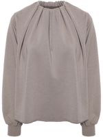 MM6 Maison Margiela body froncé à coutures signature - Gris