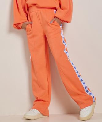 wide fit broek met sterrenprint