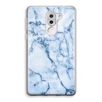 Blauw marmer: Honor 6X Transparant Hoesje