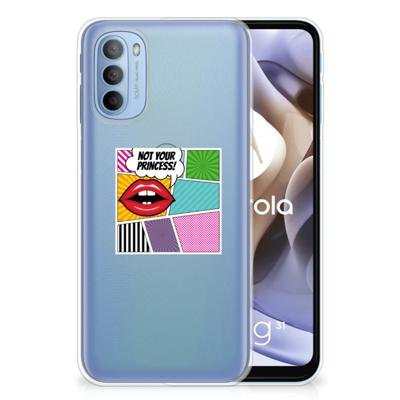 Motorola Moto G31 | G41 | Sillicone Back Cover | Popart Princess Motorola Moto G31 | G41 | Sillicone Back Cover | Popart Princess