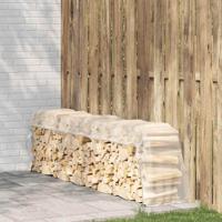 VidaXL Doorzichtig zeildoek met zeilringen 1x5 m polyethyleen