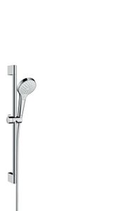 Hansgrohe Croma Select S doucheset waterbesparend met 3 standen handdouche en glijstang 65cm chroom