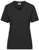 James & Nicholson JN1807 Ladies´ Bio Workwear T-Shirt - /Black - XS