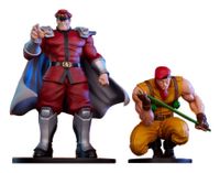 Street Fighter PVC Statues 1/10 M. Bison & Rolento 21 cm