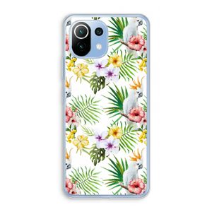 Gele kuif: Xiaomi Mi 11 Lite Transparant Hoesje