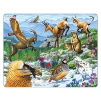 Selecta Larsen legpuzzel dieren - alpen, 55st.