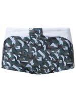 Amir Slama geometric print trunks - Vert - thumbnail