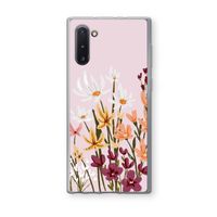 Painted wildflowers: Samsung Galaxy Note 10 Transparant Hoesje