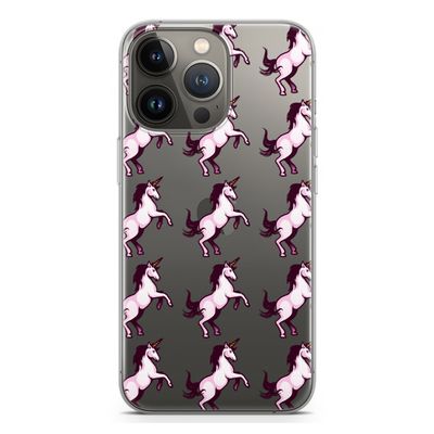 Musketon Unicorn: iPhone 13 Pro Transparant Hoesje