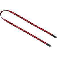 Artisan & Artist ACAM 318 Sazanami Silk strap zwart/rood