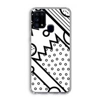 Pop Art #4: Samsung Galaxy M31 Transparant Hoesje
