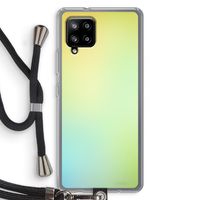 Minty mist pastel: Samsung Galaxy A42 5G Transparant Hoesje met koord