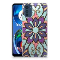 Motorola Moto E32/E32s | TPU Case | Purple Flower