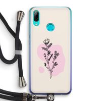 Roses are red: Huawei P Smart (2019) Transparant Hoesje met koord