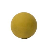 Rubber Bal - ø27,5mm - Natuur Rubber - 50 Shore A - Geel