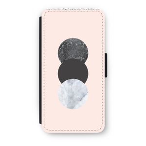 Marmeren cirkels: iPhone 7 Plus Flip Hoesje