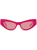 Dolce & Gabbana Eyewear lunettes de soleil à monture papillon - Rose