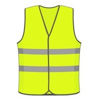 Veiligheidsvest geel - thumbnail