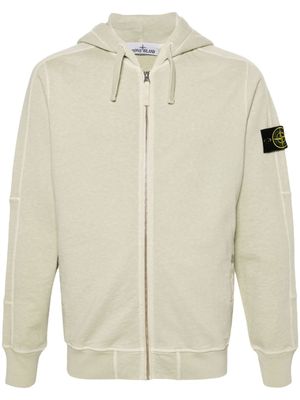 Stone Island Hoodie met Compass-logopatch - Groen Stone Island Hoodie met Compass-logopatch - Groen