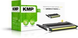 KMP Tonercassette vervangt Samsung CLT-Y406S Compatibel Geel 1000 bladzijden SA-T56