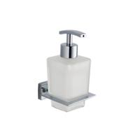 Zeepdispenser Sapho Apollo Hangend 15.6x8 cm Melkglas / Chroom Sapho