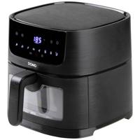 DOMO DO542FR Airfryer 1350 W Timerfunctie, Met display, Oververhittingsbeveiliging, Anti-aanbaklaag Zwart - thumbnail