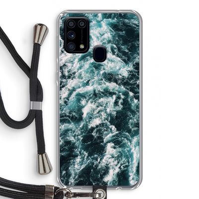 Zee golf: Samsung Galaxy M31 Transparant Hoesje met koord