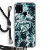Zee golf: Samsung Galaxy M31 Transparant Hoesje met koord