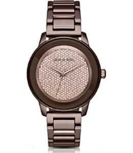 Horlogeband Michael Kors MK6245 Staal Bruin 20mm