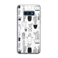 Cactusmotief: Samsung Galaxy S10e Transparant Hoesje