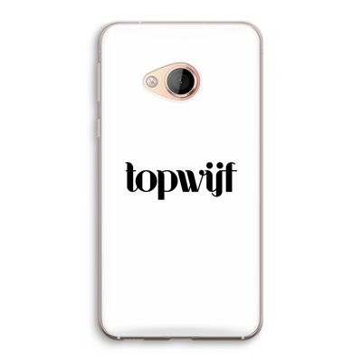 Topwijf Wit: HTC U Play Transparant Hoesje
