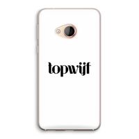 Topwijf Wit: HTC U Play Transparant Hoesje