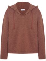 Rosetta Getty hoodie à lien de resserrage - Marron - thumbnail