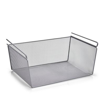 Kastmandje - opberg/hang mandjes - metaal - 43 x 26 x 19 cm