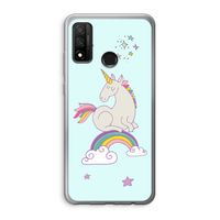 Regenboog eenhoorn: Huawei P Smart (2020) Transparant Hoesje